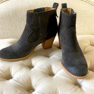 Dolce Vita Booties, Size 8 1/2, dark grey